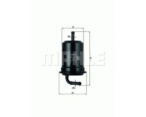 Fuel filter KL 121 Mahle