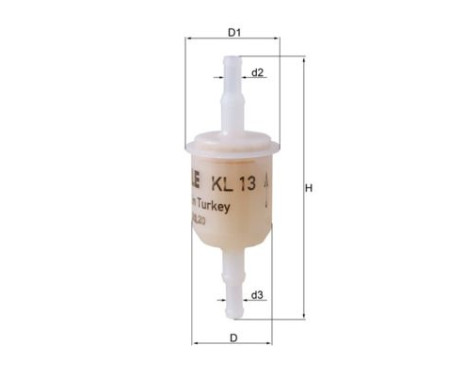 Fuel filter KL 13 OF Mahle, Image 3