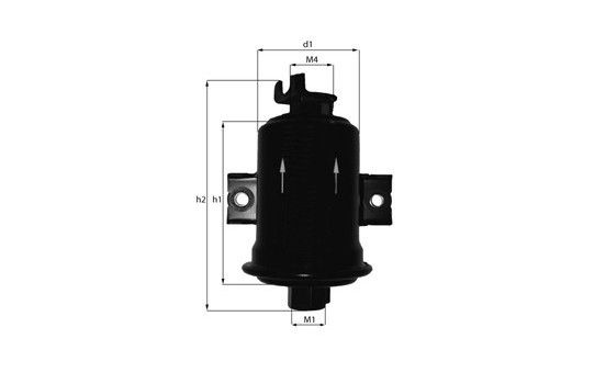 Fuel filter KL 140 Mahle