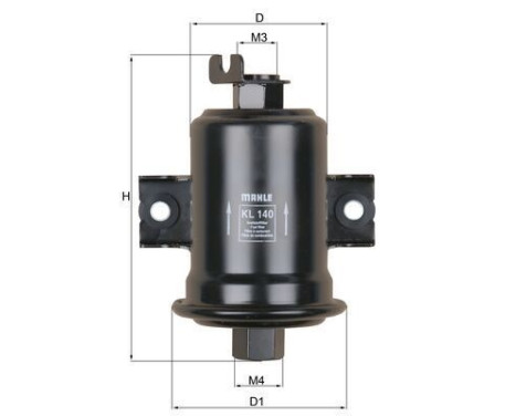 Fuel filter KL 140 Mahle, Image 2