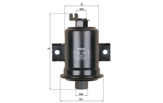 Fuel filter KL 140 Mahle, Image 2