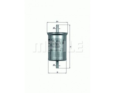 Fuel filter KL 146 Mahle