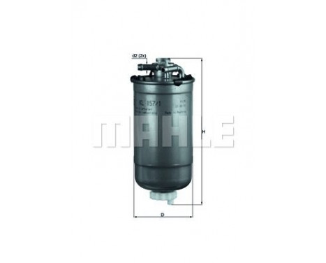 Fuel filter KL 157/1D Mahle