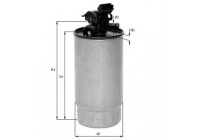 Fuel filter KL 160/1 Mahle