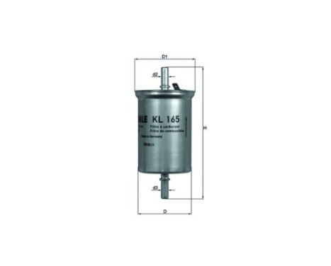 Fuel filter KL 165 Mahle, Image 2