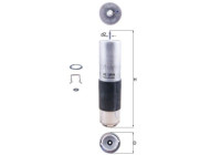 Fuel filter KL 169/6D Mahle