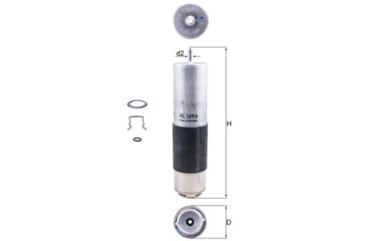 Fuel filter KL 169/6D Mahle