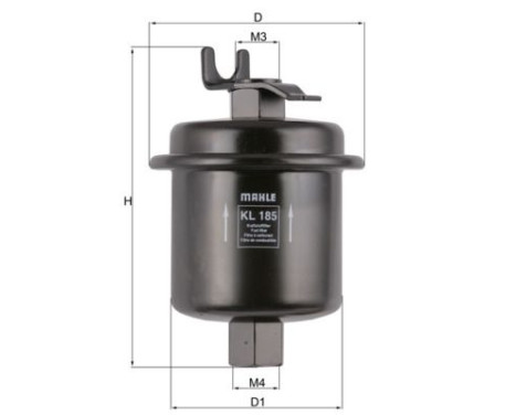 Fuel filter KL 185 Mahle, Image 2