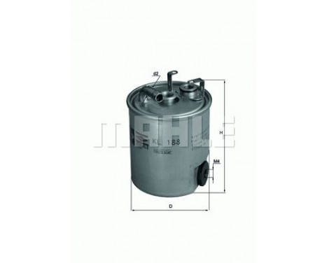 Fuel filter KL 188 Mahle, Image 3