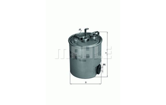 Fuel filter KL 188 Mahle, Image 3
