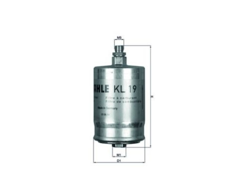 Fuel filter KL 19 Mahle, Image 2
