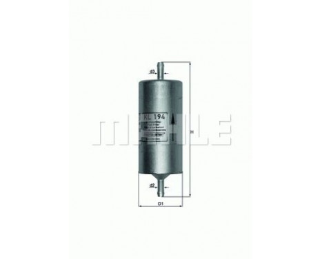 Fuel filter KL 194 Mahle