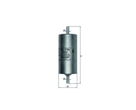 Fuel filter KL 194 Mahle, Image 2