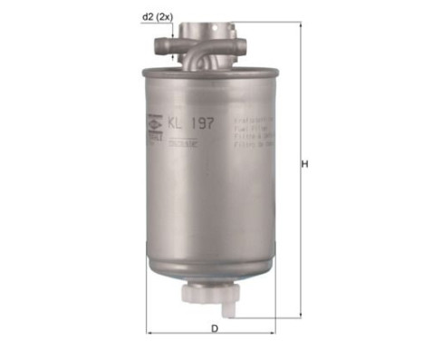 Fuel filter KL 197 Mahle, Image 2