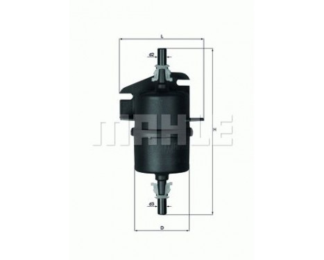 Fuel filter KL 238 Mahle