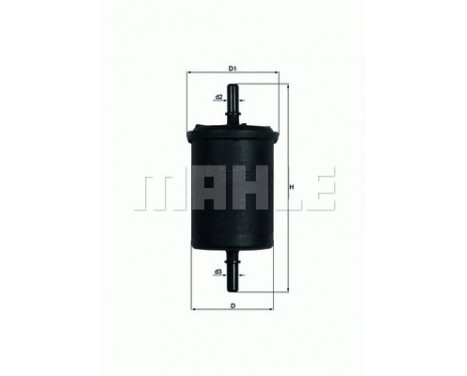 Fuel filter KL 248 Mahle, Image 2