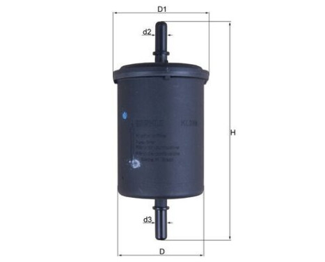 Fuel filter KL 248 Mahle, Image 3