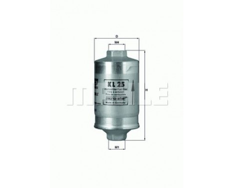 Fuel filter KL 25 Mahle, Image 5