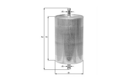 Fuel filter KL 35 Mahle