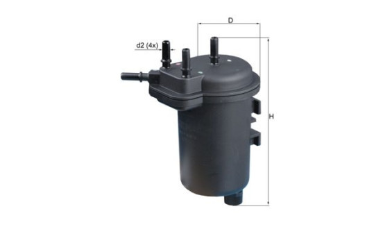 Fuel filter KL 432 Mahle, Image 2