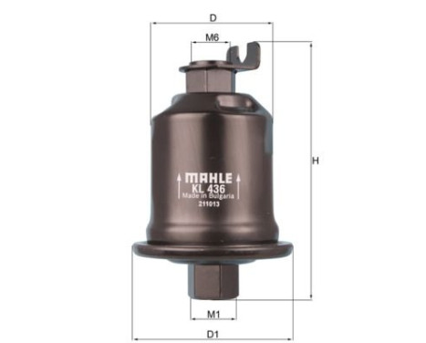 Fuel filter KL 436 Mahle, Image 2