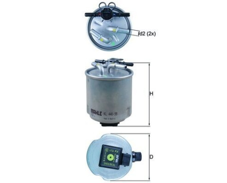 Fuel filter KL 440/39 Mahle