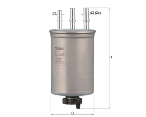 Fuel filter KL 446 Mahle, Image 2