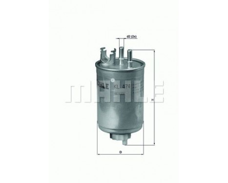 Fuel filter KL 474 Mahle