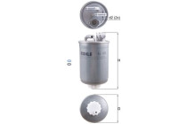 Fuel filter KL 476D Mahle