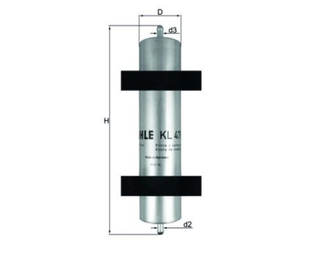 Fuel filter KL 478 Mahle, Image 2