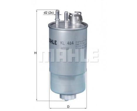 Fuel filter KL 484 Mahle, Image 2