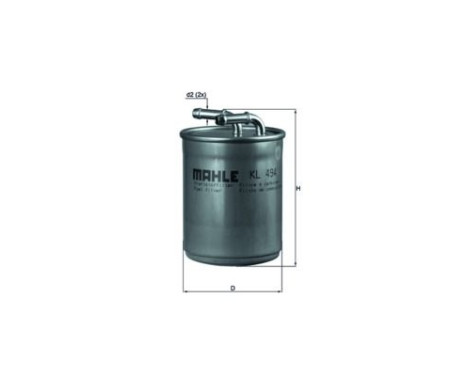 Fuel filter KL 494 Mahle, Image 2