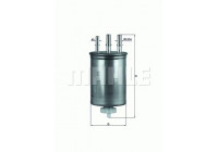 Fuel filter KL 505 Mahle