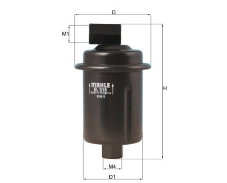 Fuel filter KL 516 Mahle, Image 2