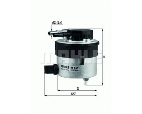 Fuel filter KL 569 Mahle, Image 2