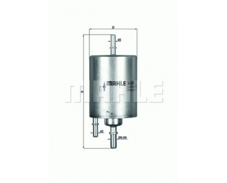 Fuel filter KL 571 Mahle