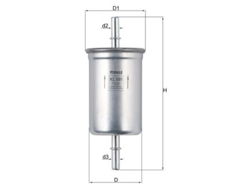 Fuel filter KL 591 Mahle