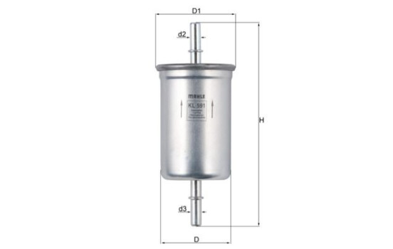 Fuel filter KL 591 Mahle