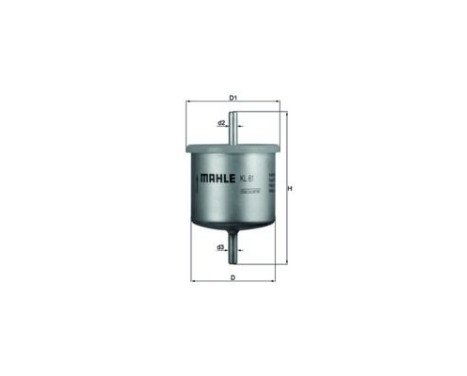 Fuel filter KL 61 Mahle, Image 2