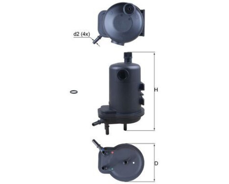Fuel filter KL 633D Mahle, Image 2