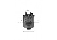 Fuel filter KL 638 Mahle