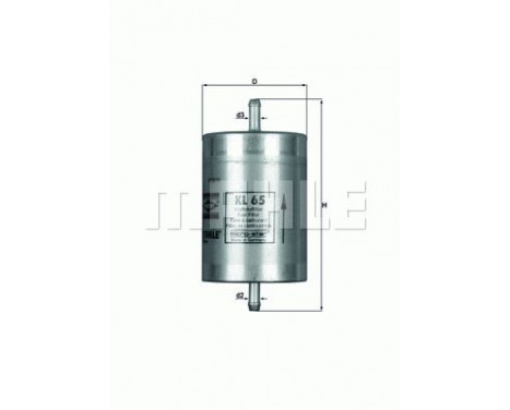 Fuel filter KL 65 Mahle