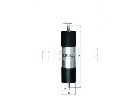 Fuel filter KL 658 Mahle