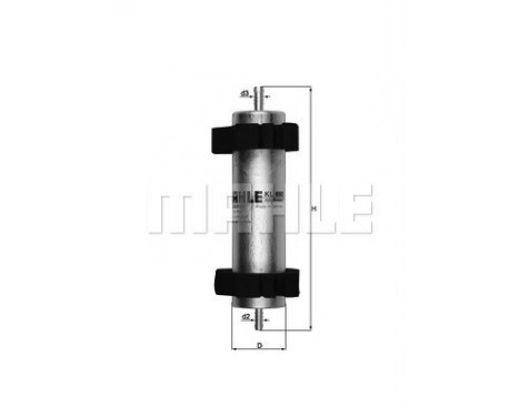 Fuel filter KL 660 Mahle