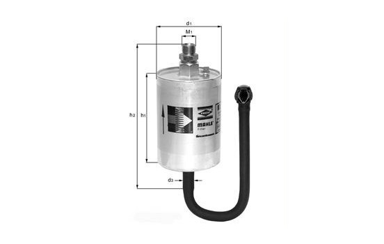 Fuel filter KL 69 Mahle