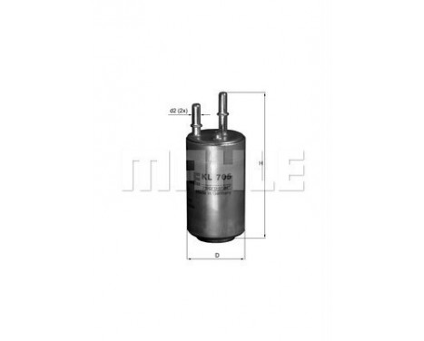 Fuel filter KL 705 Mahle