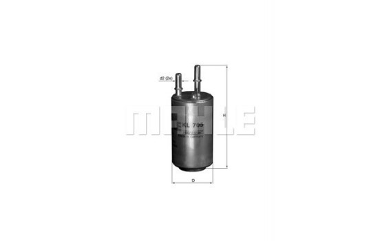 Fuel filter KL 705 Mahle