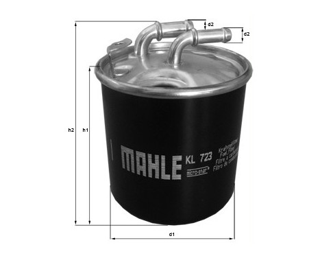 Fuel filter KL 723D Mahle