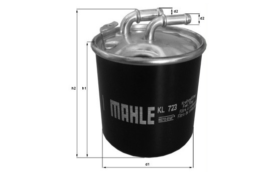 Fuel filter KL 723D Mahle