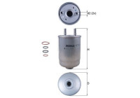 Fuel filter KL 752/5D Mahle